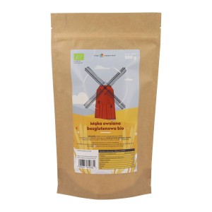 Mąka owsiana BIO bezglutenowa 500g Pięć Przemian
