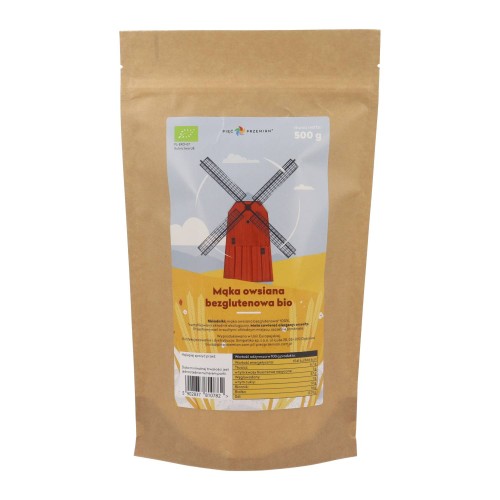 Mąka owsiana BIO bezglutenowa 500g Pięć Przemian