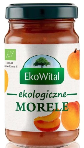 Dżemik Mus morelowy bez cukru BIO 250g Ekowital