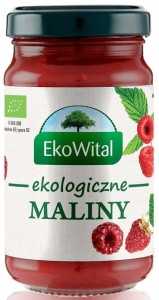Dżemik Mus malinowy bez cukru BIO 250g Ekowital