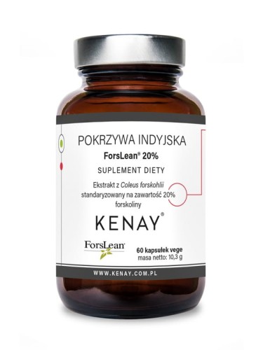 Pokrzywa indyjska ForsLean 20% foskolina 60kapsułek/10,3g Kenay