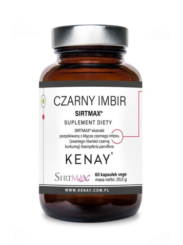 Czarny imbir SIRTMAX 60kapsułek/20,5g Kenay