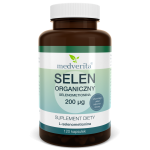 Selen organiczny L-Selenometionina 200µg 120 kaps Medverita