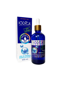 Iodica naturalny koncentrat jodu 100 ml z zakraplaczem