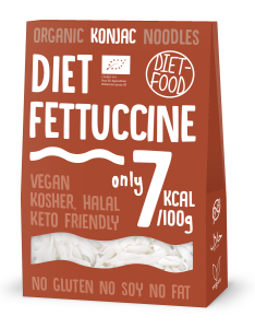 Makaron konjac DIET-FOOD fettuccine BIO 385g/300g bezglutenowy