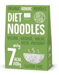 Makaron Konjac DIET-FOOD 385g/300g Noodles BIO bezglutenowy