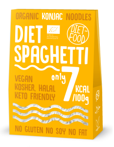 Makaron Konjac DIET-FOOD 385g/300g Spaghetti  BIO bezglutenowy