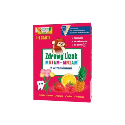 Zdrowy lizak 4+1 z witaminami 30g Starpharma