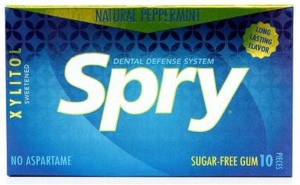 Guma do żucia Mięta Pieprzowa SPRY 10 sztuk 12g Santini