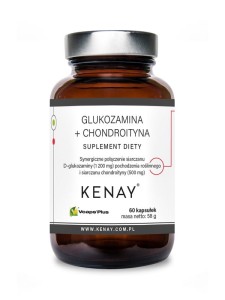 Glukozamina+ Chondroityna 60 kapsułek Kenay
