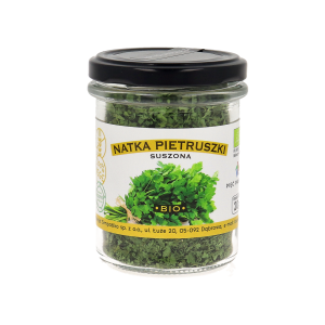 Pietruszka natka suszona w słoiku bezglutenowa BIO 20g Pięć Przemian