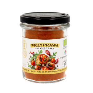 Przyprawa do kurczaka bezglutenowa BIO 80g BIO Pięć Przemian