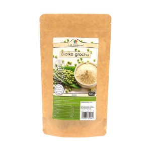 Białko grochu izolat bezglutenowe 500g Pięć Przemian