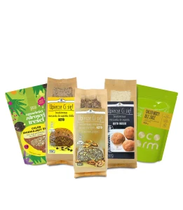 Mieszanki do wypieku pieczywa KETO - zestaw