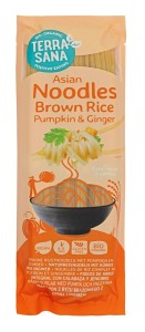 Makaron ryżowy Noodle dynia+imbir spaghetti bezglutenowy BIO 250g 