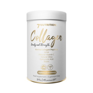Collagen Marine Beauty Strength 315g 45 porcji kolagen o smaku malinowo truskawkowym 7Nutrition