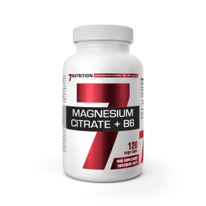 Magnez Cytrynian Magnezu z B6 120 kapsułek 7Nutrition