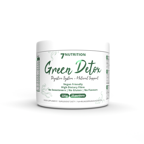 Detox Green MIX superfoods w proszku bez dodatków 225g 25 porcji  7Nutrition