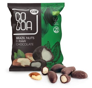 COCOA  Orzechy brazylijskie w czekoladzie RAW BIO 70g
