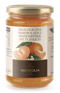 Marmolada z mandarynek sycylijskich BIO 360g Agrisicilia