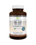 Witamina B kompleks B50 aktywne formy 120kaps/55,8g Medverita