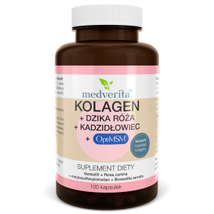  Kolagen + dzika róża + kadzidłowiec + MSM 100 kaps/57g Medverita