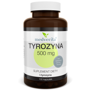 Tyrozyna 500mg 100 kaps/62g Medverita