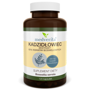 Kadzidłowiec Boswellia serrata 65% 120kaps/46,2g Medverita
