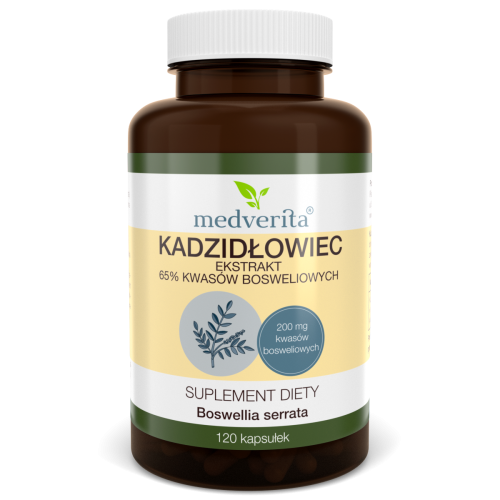 Kadzidłowiec Boswellia serrata 65% 120kaps/46,2g Medverita