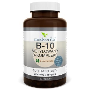 Witamina B kompleks B10 aktywne formy 120kaps/42,8g Medverita