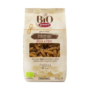 Makaron pełnoziarnisty FUSILLI BIO 500 g GRANORO