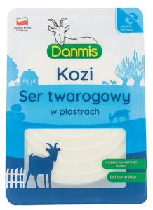 Ser kozi twarogowy plastry 100g Danmis