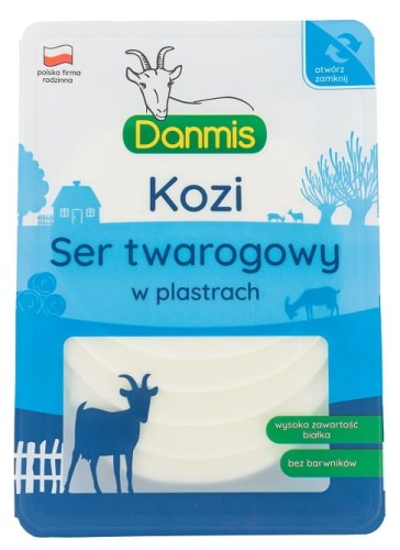 Ser kozi twarogowy plastry 100g Danmis