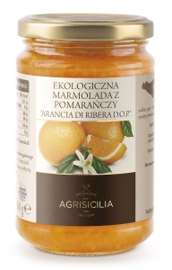 Marmolada z pomarańczy sycylijskich Arancia di Ribera DOP BIO 360g Agrisicilia