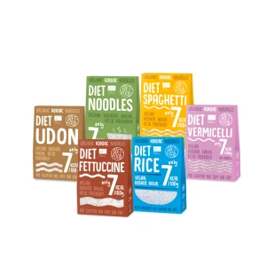 Zestaw makaronów Konjac LCHF KETO Diet-Food (6 rodzajów)