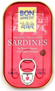 Sardynki portugalskie w sosie pomidorowym 120g/78g  Bon Petisco