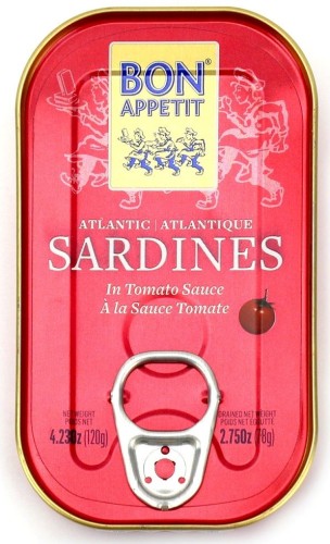 Sardynki portugalskie w sosie pomidorowym 120g/78g  Bon Petisco