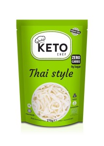 Makaron KETO Konjac tajski Thai Style bezglutenowy 270g/200g BIO KetoChef