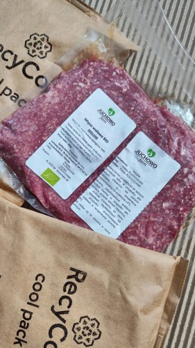 Mielone  wołowe hamburgery BIO ok. 400g Juchowo Farm