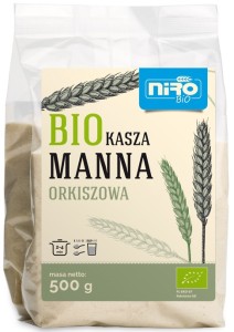  Kasza Manna orkiszowa BIO 500g Niro