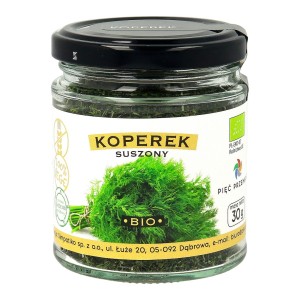 Koperek suszony bezglutenowy BIO 30g Pięć Przemian