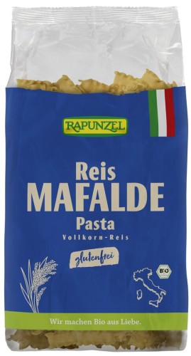 Makaron bezglutenowy ryżowy razowy wstążki Mafalde 250g BIO RAPUNZEL