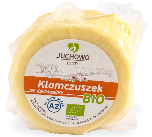 Ser dojrzewający Kłamczuszek BIO ok 300g na bazie mleka A2 Juchowo Farm