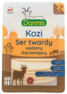 Ser kozi wędzony PLASTRY 100g Danmis