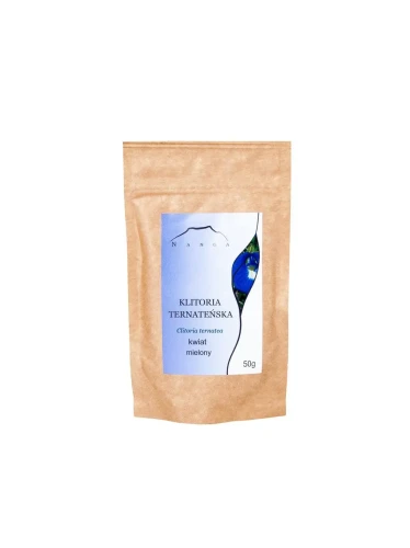 Klitoria Ternateńska kwiat mielony Blue Matcha 50g Nanga