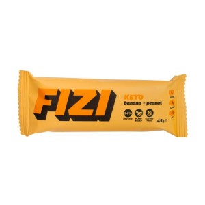 Baton KETO proteinowy bezglutenowy banana peanut 45g FIZI