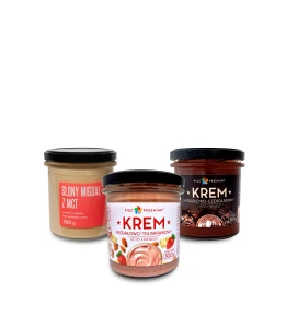 Zestaw KETO kremów orzechowych migdałowych