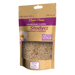Fit Słodycz kwiatowo- ziołowa bez cukru doypack 100g Flower Power