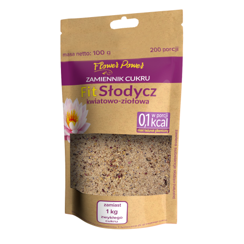 Fit Słodycz kwiatowo- ziołowa bez cukru doypack 100g Flower Power