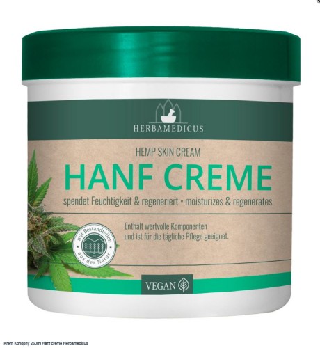 Krem do ciała z olejem konopnym 250ml Hanf Creme Herbamedicus